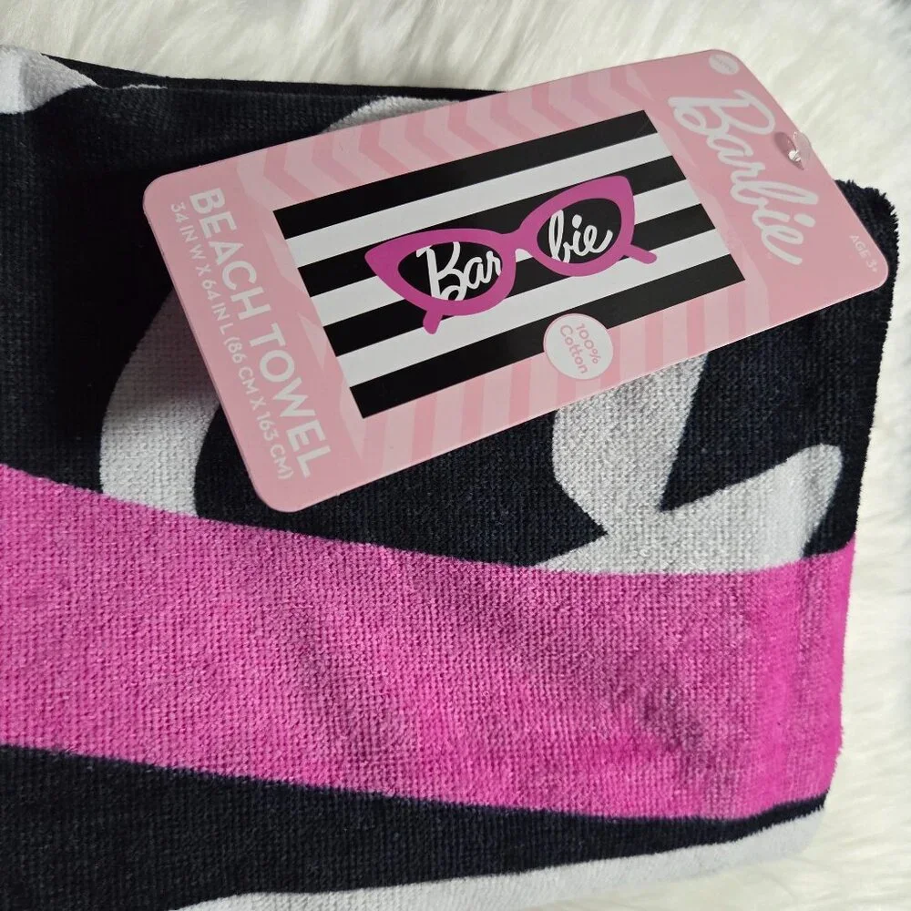 Barbie Design Beach Towel